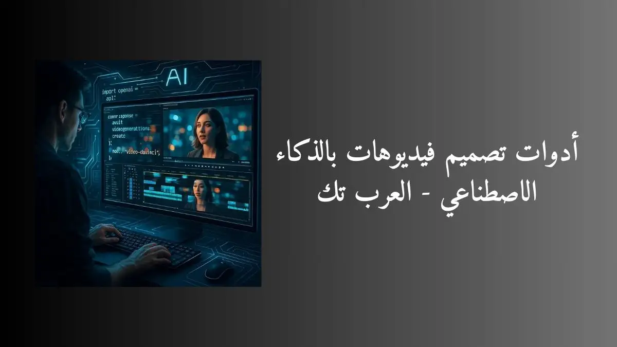 أدوات تصميم فيديوهات بالذكاء الاصطناعي - العرب تك