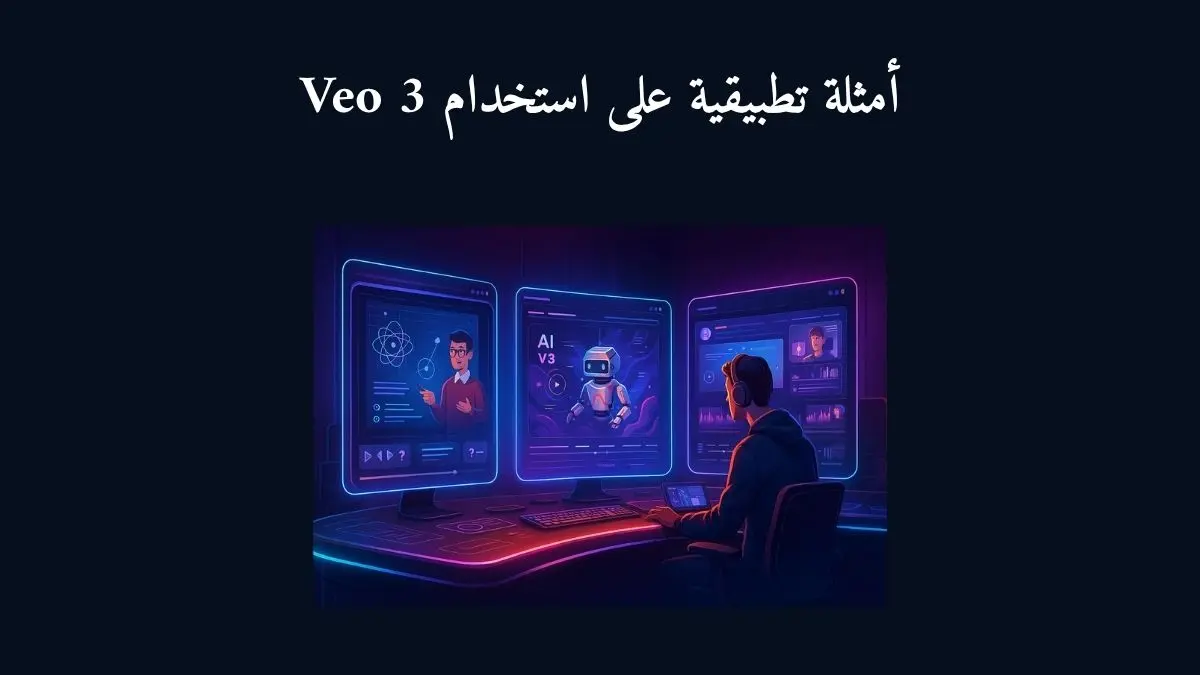 أمثلة تطبيقية على استخدام Veo 3