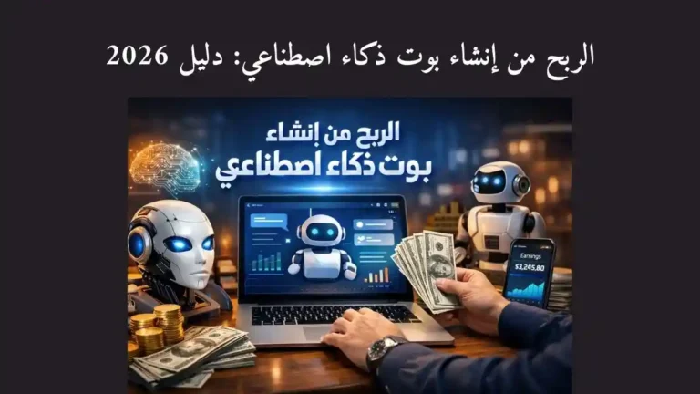 الربح من إنشاء بوت ذكاء اصطناعي