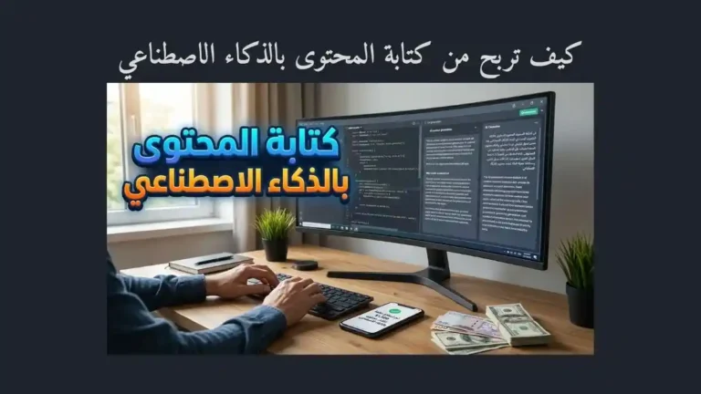 كيف تربح من كتابة المحتوى بالذكاء الاصطناعي
