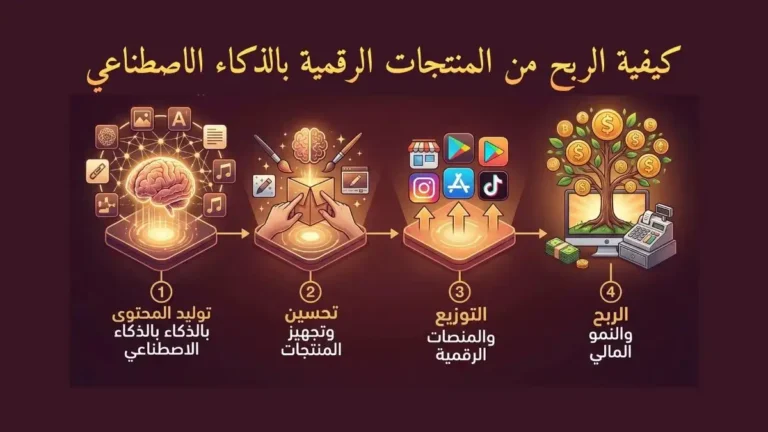كيفية الربح من المنتجات الرقمية بالذكاء الاصطناعي وبيعها: دليل 2026