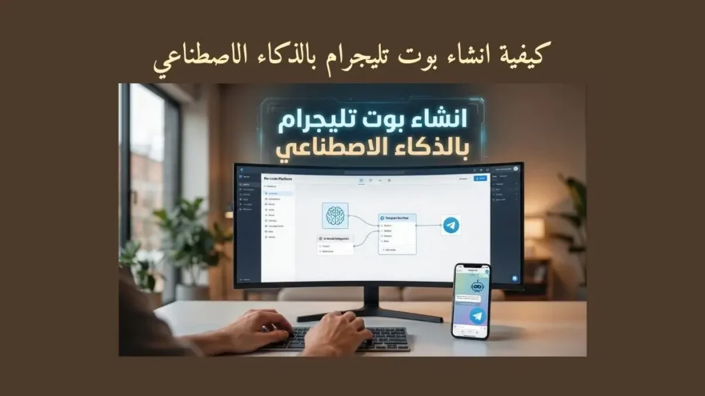 كيفية انشاء بوت تليجرام بالذكاء الاصطناعي (بدون برمجة)