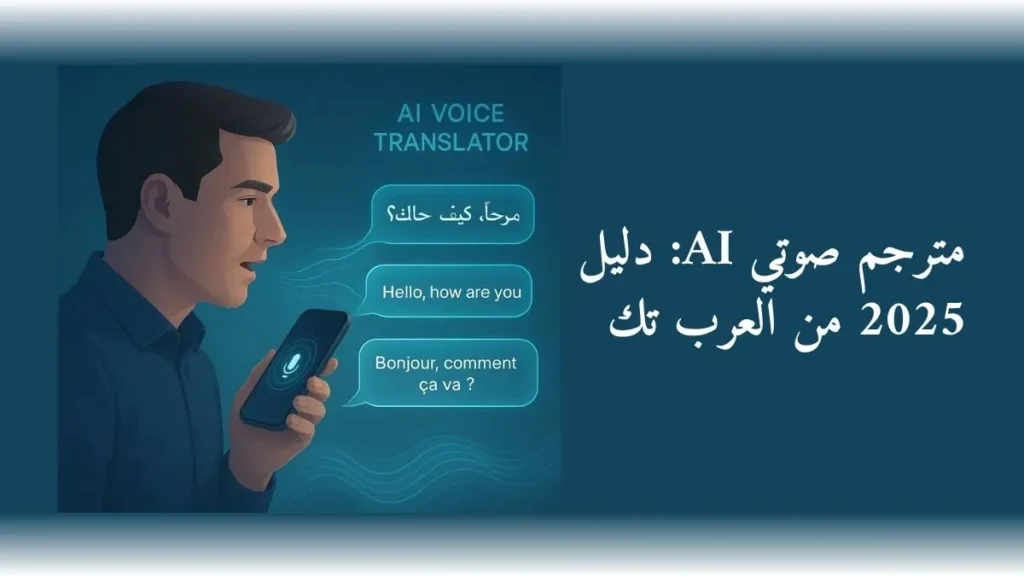 مترجم صوتي AI:دليل 2025 من العرب تك